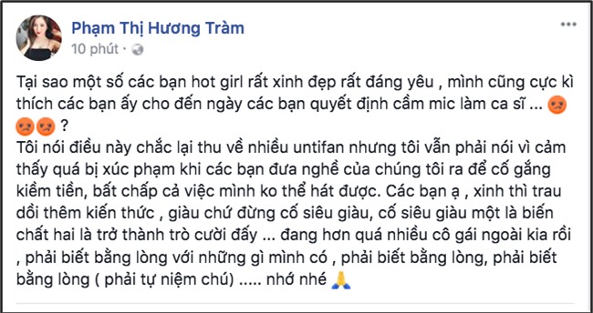 Những lần vạ miệng nhớ đời của Hương Tràm-1