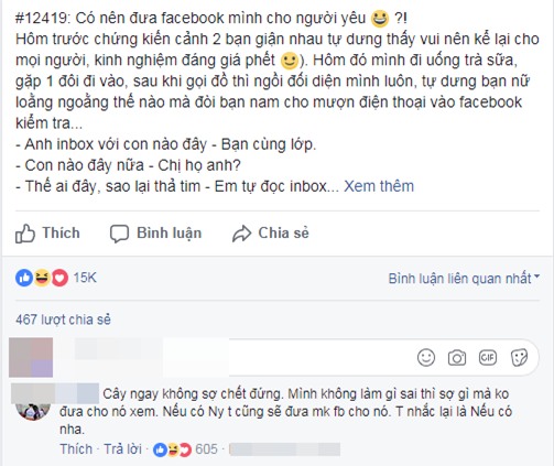 Chỉ vì kiểm tra FB bạn trai, hủy kết bạn hàng loạt gái xinh, cô nàng bị bỏ rơi trong quán trà sữa - Ảnh 1.