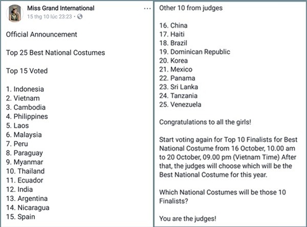 Nhờ hơn 2 triệu lượt chia sẻ, áo dài của Huyền My lọt Top 25 quốc phục đẹp nhất Miss Grand International 2017-1