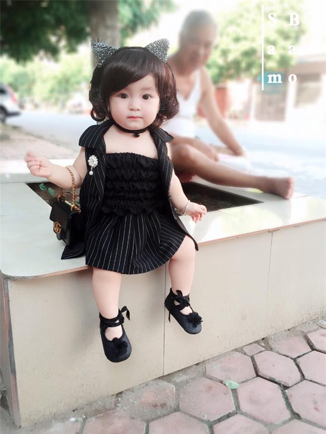 be gai bac ninh xinh nhu thien than trong vay ao me tu tay may - 13