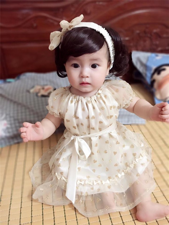 be gai bac ninh xinh nhu thien than trong vay ao me tu tay may - 4