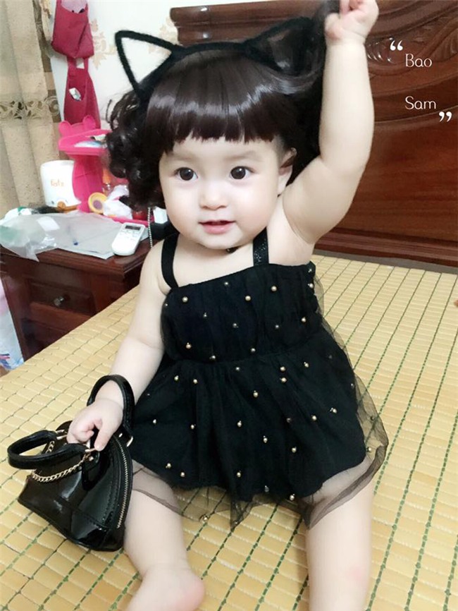 be gai bac ninh xinh nhu thien than trong vay ao me tu tay may - 6