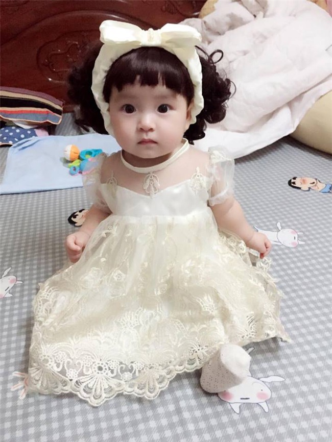 be gai bac ninh xinh nhu thien than trong vay ao me tu tay may - 8