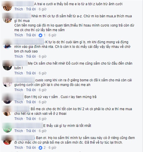 Đăng đàn thắc mắc chuyện bố mẹ chồng không chịu chi tiền mua giường tủ, chụp ảnh cưới, cô gái khiến chị em tranh cãi - Ảnh 3.