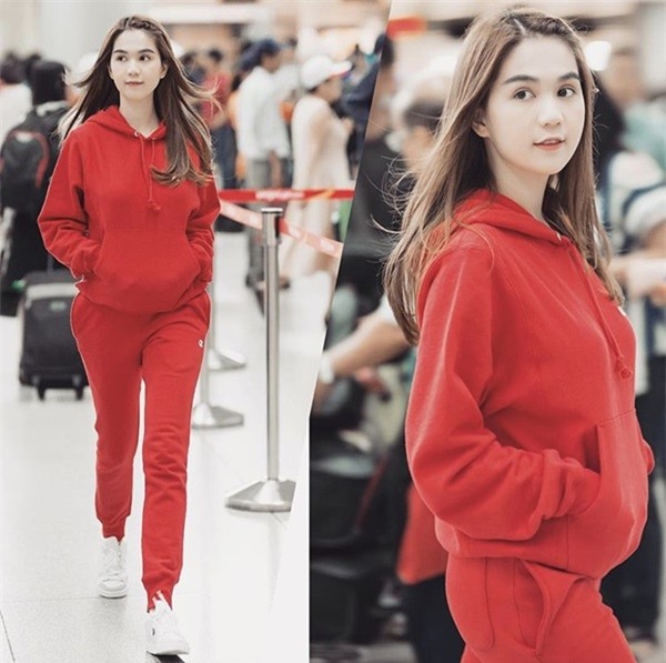 Gió lạnh đầu mùa, ngắm Ngọc Trinh mặc đồ thể thao chất như nước cất-2