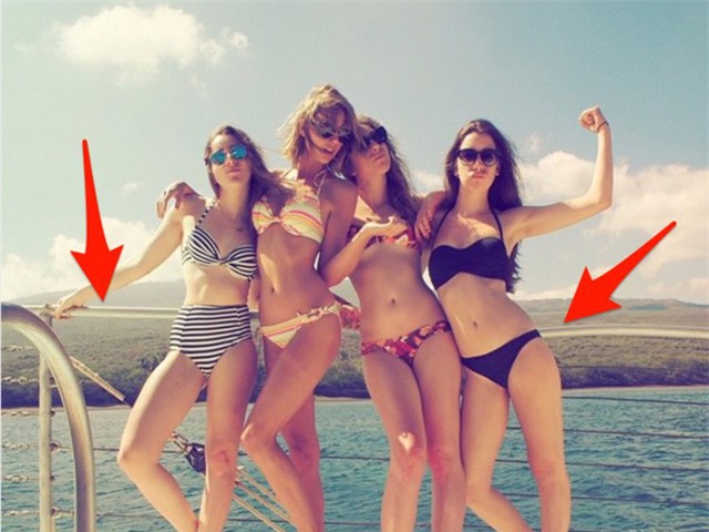 Con đường bị bẻ cong do chỉnh sửa ảnh.