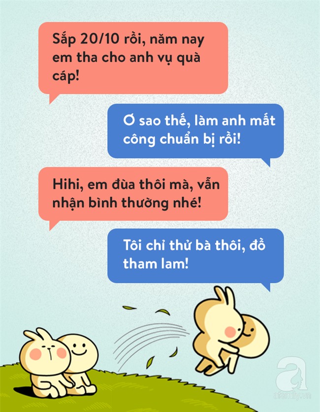 Chị em bảo 20/10 này em không cần quà”, đoán xem các anh chồng phản ứng thế nào?-10