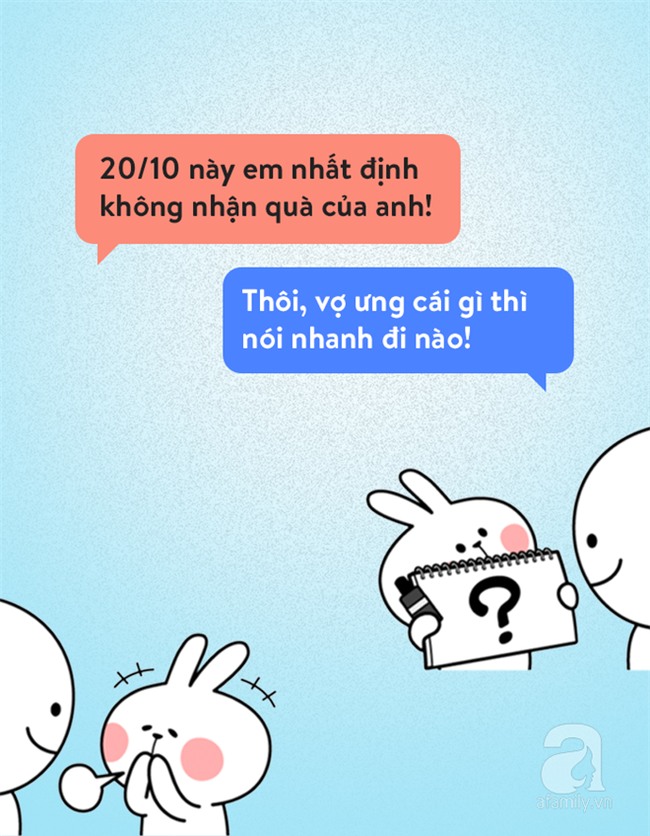 Chị em bảo 20/10 này em không cần quà”, đoán xem các anh chồng phản ứng thế nào?-9