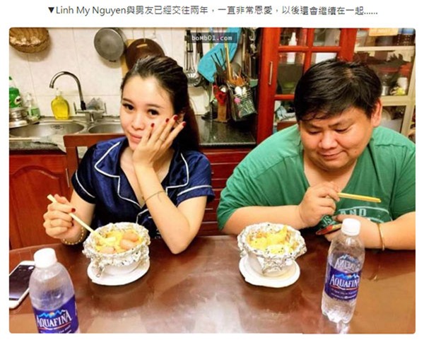 hotgirl long an va nguoi yeu 130kg khuay dao bao mang nuoc ngoai, dan tinh tranh luan kich liet - 1