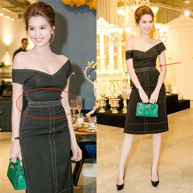 Vòng eo Ngọc Trinh bất hủ là thế mà tự nhiên bị phản chủ bởi một thiết kế váy ôm sát - Ảnh 3.