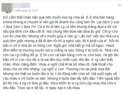 Hội mẹ bỉm nổi điên với anh chồng nuôi con cũng bắt vợ chia đôi, tuyên bố đi làm rồi thì không cần lau nhà - Ảnh 1.