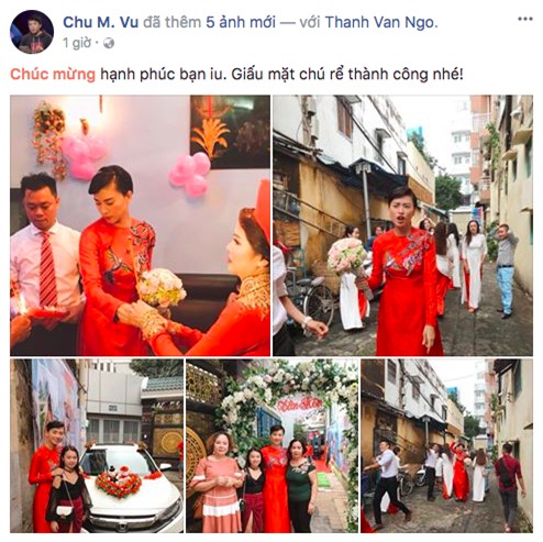 Dân mạng xôn xao trước hình ảnh Ngô Thanh Vân mặc áo dài trong lễ rước dâu - Ảnh 1.