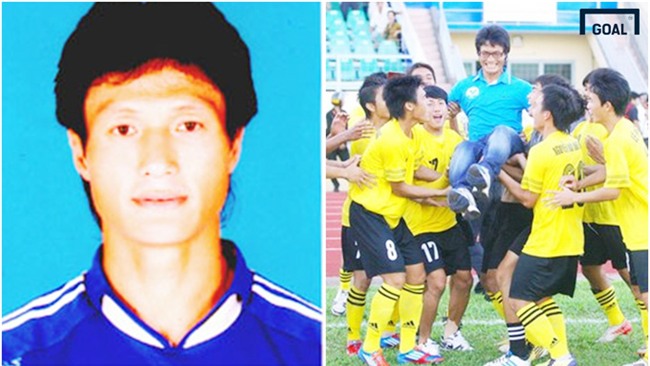 HLV Han Young-kuk thời còn là HLV Vĩnh Long