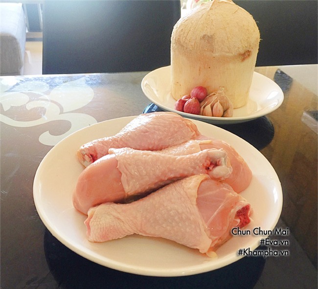 dui ga ro ti nuoc dua dam da, ngon com den mieng cuoi cung - 1