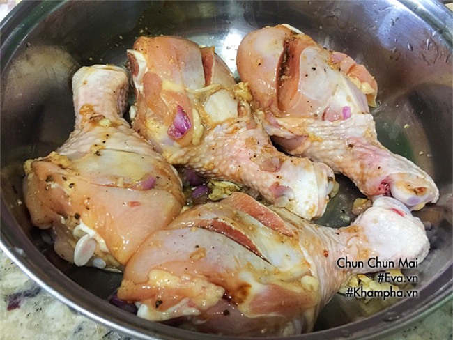 dui ga ro ti nuoc dua dam da, ngon com den mieng cuoi cung - 3