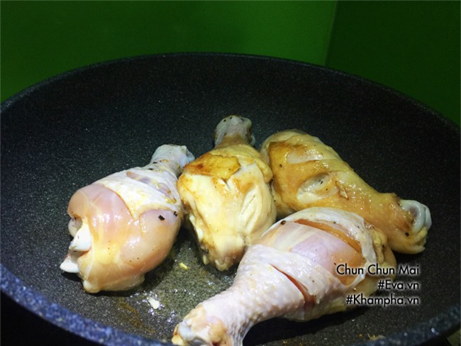 dui ga ro ti nuoc dua dam da, ngon com den mieng cuoi cung - 4