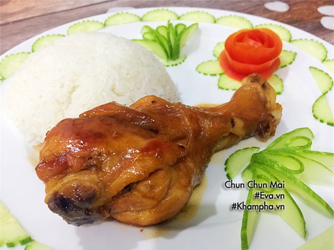 dui ga ro ti nuoc dua dam da, ngon com den mieng cuoi cung - 7