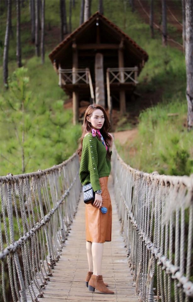 10 cach mac do thu dong de an gian chieu cao cua sao Viet hinh anh 5