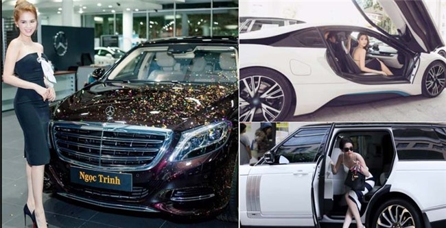 Điểm mặt các mỹ nhân showbiz Việt chơi trội mua xe gần chục tỷ
