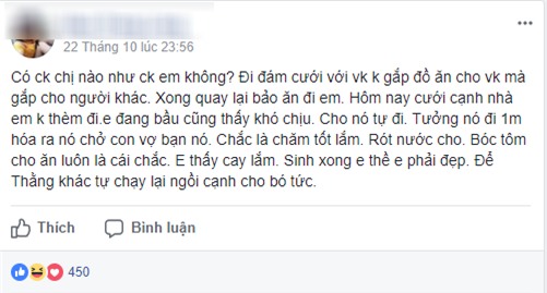 Gặp chồng như thế này, bạn sẽ xử lý sao: Để vợ bầu mệt mỏi nằm nhà, mình chở vợ người khác đi đám cưới - Ảnh 1.
