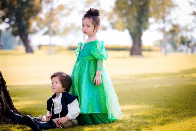 fan tram tro vi 2 'thien than lai' nha elly tran dep nhu cong chua, hoang tu trong tranh - 2