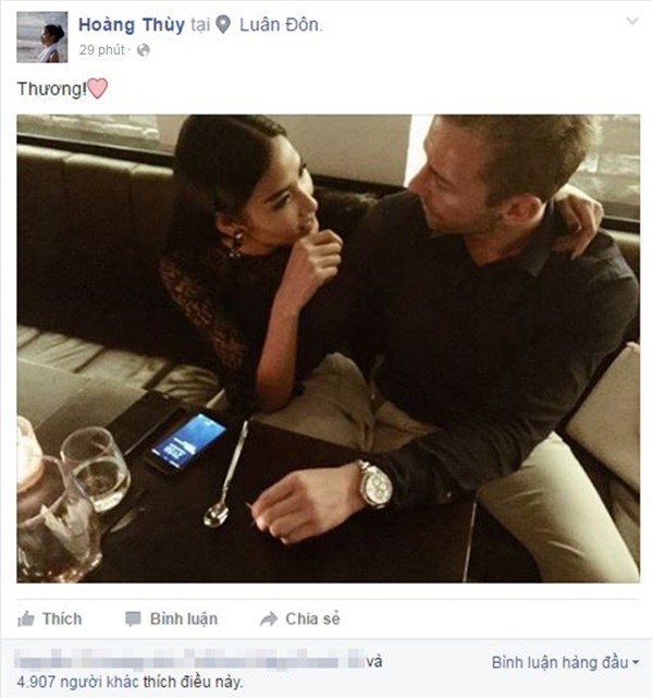 Hoàng Thùy: Bạn trai Tây là người xúi tôi thi Hoa hậu Hoàn vũ Việt Nam-3