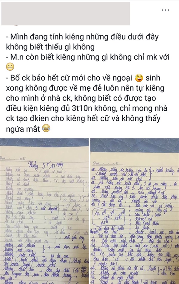 Cười đau ruột với biên bản 1001 điều kiêng khi ở cữ , điều số 1: 100 ngày tuyệt đối không tắm gội, đánh răng - Ảnh 1.