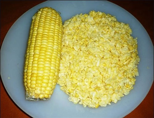 sữa ngô, thực phẩm bẩn