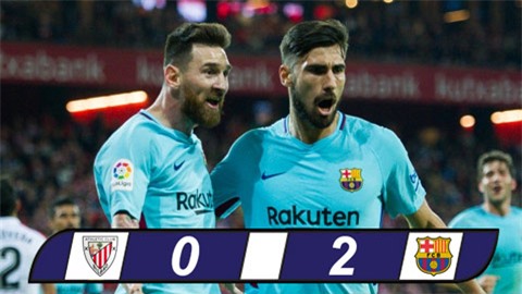 Messi lập đại công, Barca bỏ xa Real 8 điểm