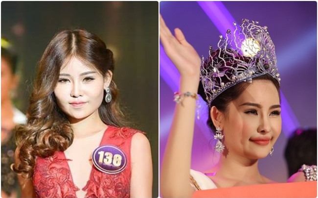 Khẳng định môi tự nhiên nhưng mới đầu năm 2017 Tân Hoa hậu Đại dương Việt Nam còn trông như thế này! - Ảnh 6.