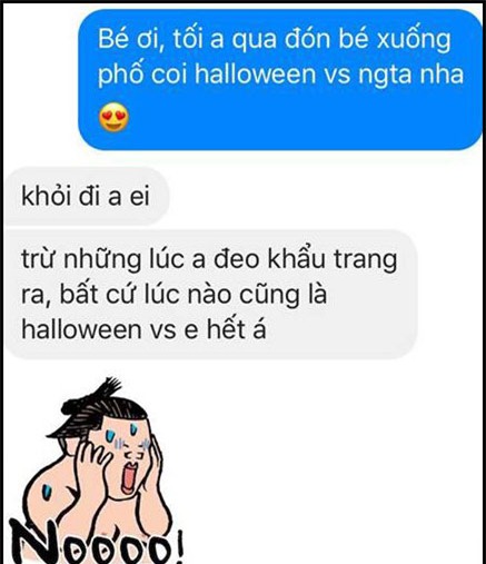 Troll người yêu 365 ngày không thương tiếc, ngay cả Halloween cũng không tha!