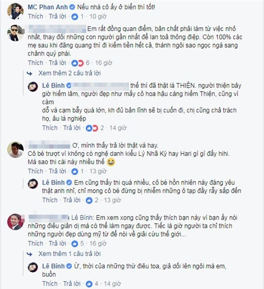 Hoa hậu Đại Dương, Ngọc Lua, BTV Lê Bình