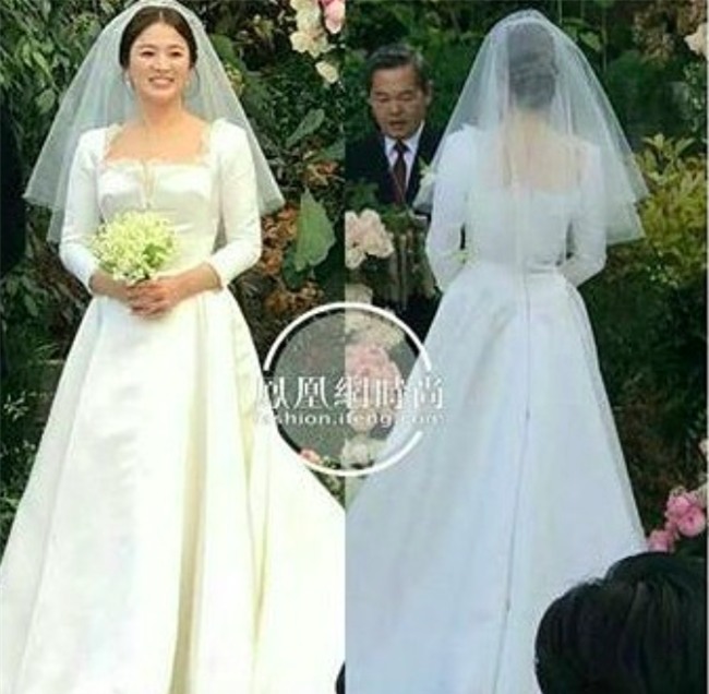 Hóa ra váy cưới của Song Hye Kyo đã được tiết lộ từ trước mà chúng ta chẳng hề hay biết - Ảnh 4.
