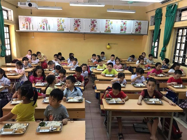 ăn bán trú,vệ sinh an toàn thực phẩm,an toàn thực phẩm trường học