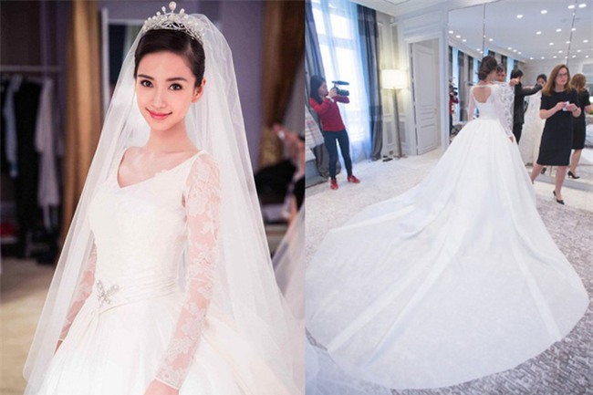 Cùng với Song Hye Kyo, nhiều người đẹp cũng diện thiết kế váy cưới của Dior trong ngày trọng đại-4