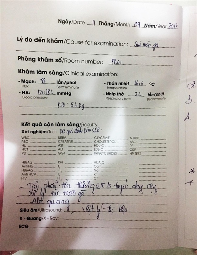 TP.HCM: Bệnh nhân tố phòng khám tư vẽ thêm bệnh để lấy hơn 64 triệu đồng?