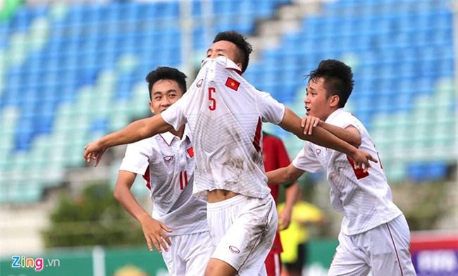 Viet Nam thang tran ra quan Vong loai U19 chau A hinh anh 1