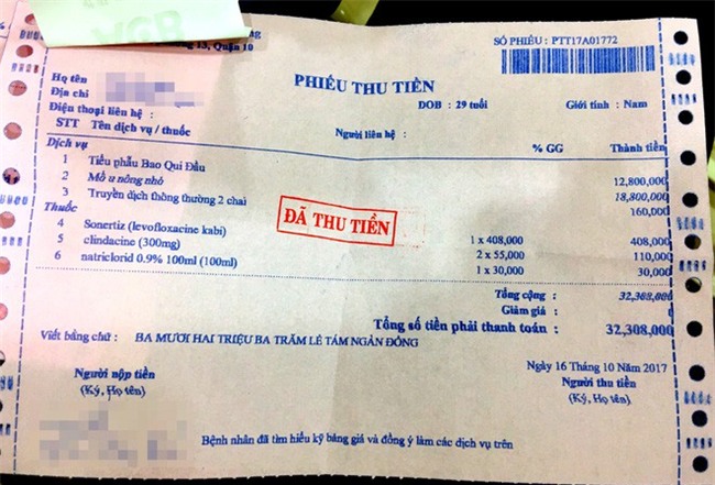 TP.HCM: Ngứa vùng kín, nam bệnh nhân tố phòng khám dọa sắp ung thư, “liệt dương vật” để chiếm đoạt hơn 30 triệu đồng