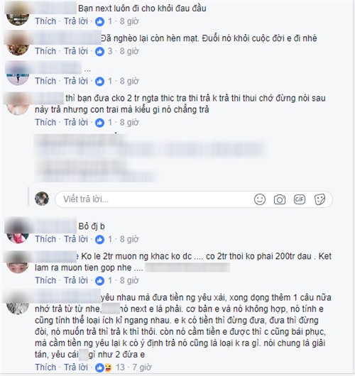 Bị chia tay vì cho bạn trai vay 2 triệu kèm giao hẹn nhớ trả dần cho em, cô nàng vẫn không hiểu tại sao - Ảnh 4.