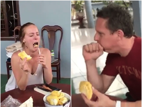 Clip hài: Khách nước ngoài chỉ biết hét lên Oh my god khi ăn thử trái sầu riêng-1