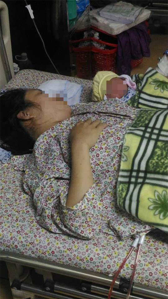 ha noi: co gai 9x dot nhien “no” tu cung khi dang mang thai 37 tuan - 1