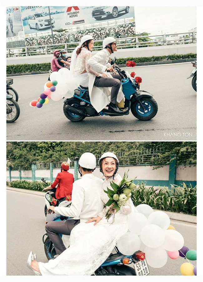 Cả thế giới ra mà xem: Đám cưới sau 9 năm yêu với màn rước dâu tăng động cực chất của cặp đôi Sài Gòn - Ảnh 3.