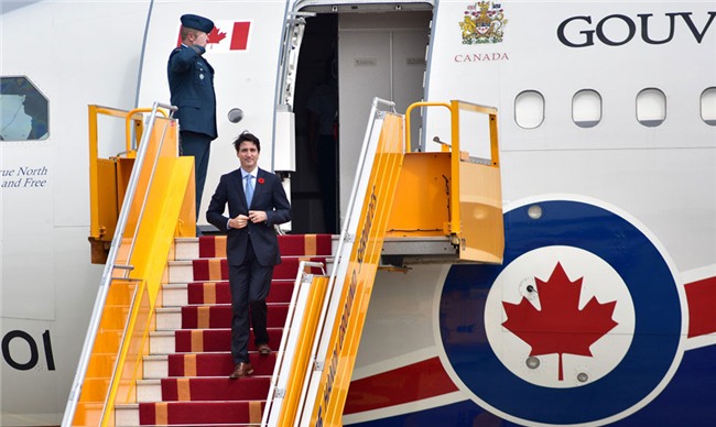 Những hình ảnh đầu tiên của Thủ tướng Trudeau tại Hà Nội