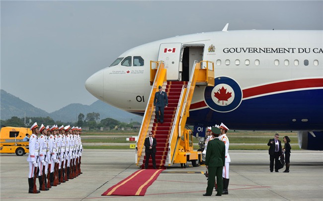 Những hình ảnh đầu tiên của Thủ tướng Trudeau tại Hà Nội