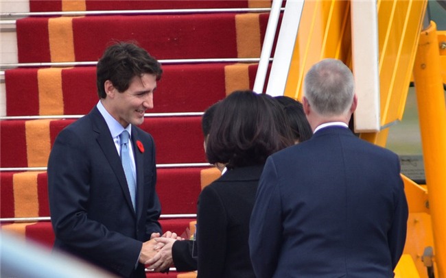 Những hình ảnh đầu tiên của Thủ tướng Trudeau tại Hà Nội