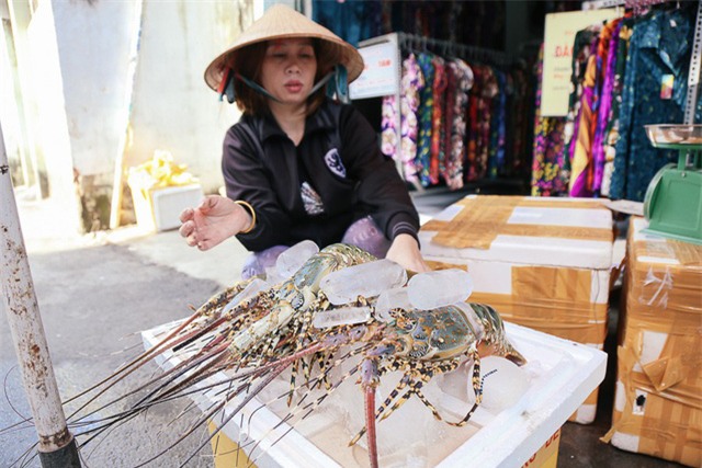 Người dân vùng bão gửi tôm hùm vào Sài Gòn bán tháo kiếm tiền sửa nhà