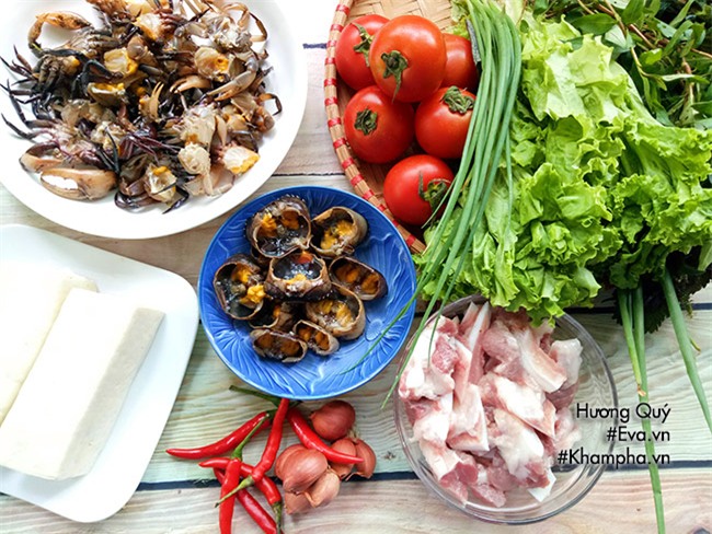 bun rieu cua suon sun nong hoi vua an vua thoi - 1