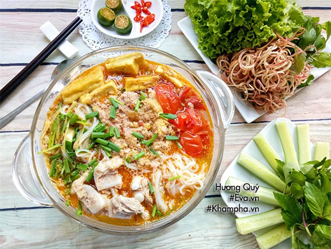 bun rieu cua suon sun nong hoi vua an vua thoi - 11