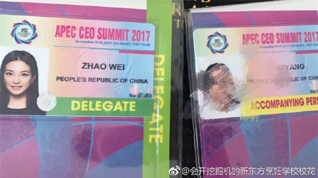 Tiểu Yến Tử Triệu Vy đến Đà Nẵng dự APEC 2017?
