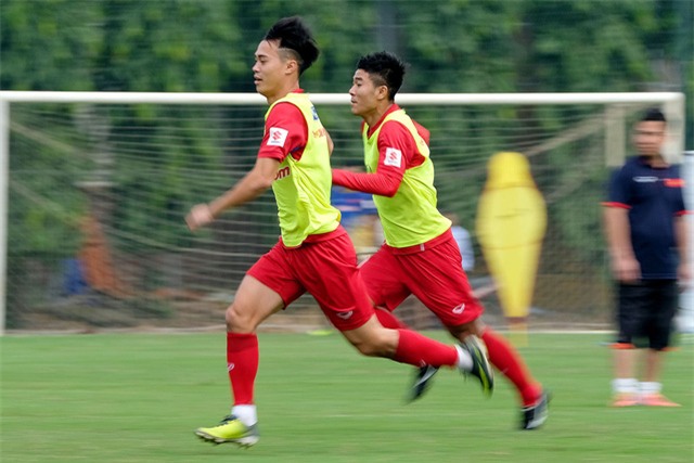  Đội tuyển Việt Nam đang tập nặng dần dưới thời HLV Park Hang Seo - Ảnh: Gia Hưng 